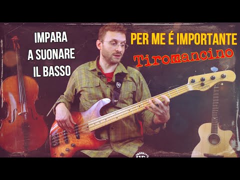 Impara a suonare il Basso Per me è importante Bass Cover Tiromancino (Sadowsky ny 4 corde)