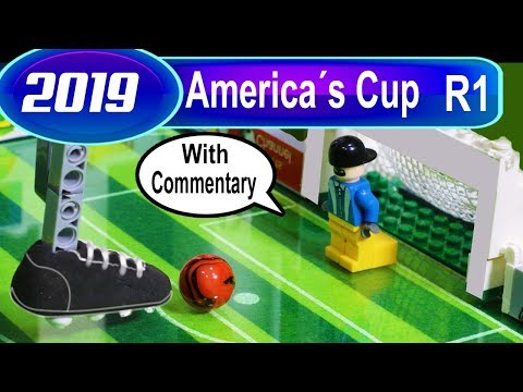 Marble race: PENALTY KICK MARBLE SOCCER - 2019 America´s Cup -  Groups R1