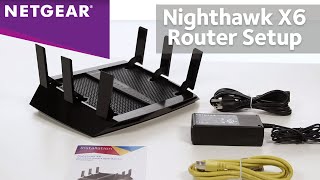 How to Setup NETGEAR Nighthawk X6 WiFi Router | R8000 AC3200 Tri-Band Wireless