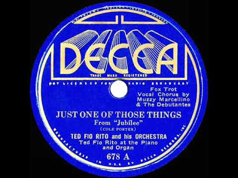 1936 Ted Fio Rito - Just One Of Those Things (Muzzy Marcellino & the Debutantes, vocal)