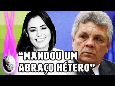 “ABRAÇO HÉTERO”? MICHELLE BOLSONARO ENTREGA RECADO DE JAIR E CHAMA ATENÇÃO | PLANTÃO