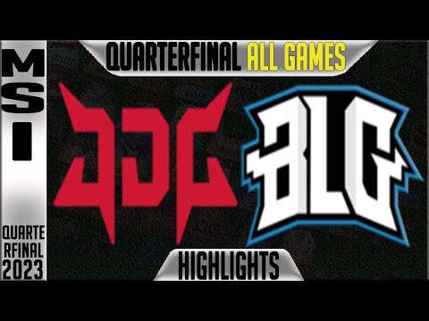 JDG vs BLG Highlights ALL GAMES | MSI 2023 Brackets Quarterfinal Day 6 | JDG Esports vs Bilibili