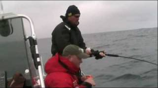 preview picture of video 'Fish4U - Fiske i Norge efter Hälleflundra - 138 cm Återutsatt'