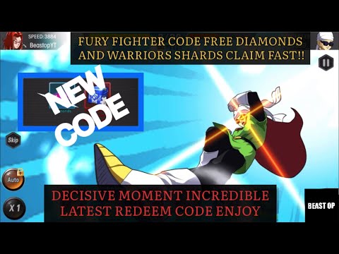 Free Diamonds New Gift Code Last Warrior Ultimate Fight Code - Fury Fighter 16 March Code
