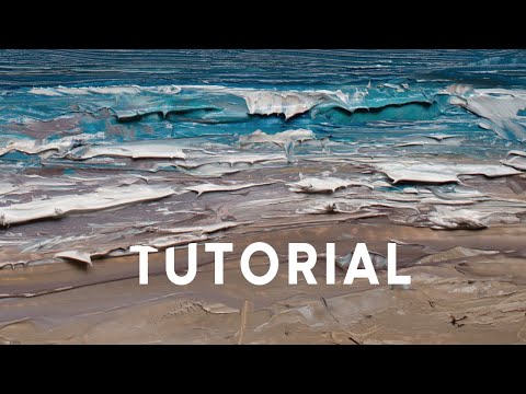 How to Paint a Seascape | Palette Knife Oil Painting Tutorial