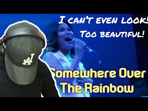 [American Ghostwriter] Reacts to: Katrina Velarde- Somewhere Over the Rainbow- (music hall)- Live!
