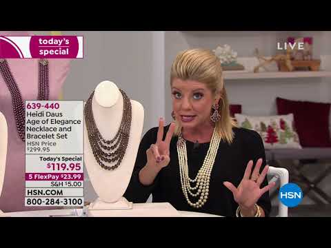 HSN | Heidi Daus Jewelry Designs Gifts 11.08.2018 - 04 PM