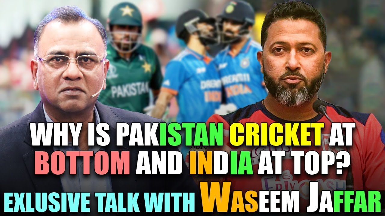 Why is Pakistan Cricket At Bottom And India At Top? | Exlusive Talk with Waseem Jaffar | Basit Ali
