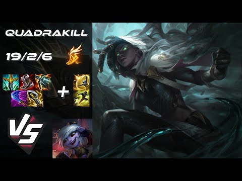 BOTTOM Senna vs Tristana [QUADRAKILL] - NA Grandmaster Patch 25.S2.6