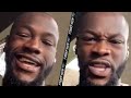 DEONTAY WILDER "GLOVES DONT BEND! I WAS UNDER SOME JUJU!" SLAMS TYSON FURY OVER GLOVES CONTROVERSY