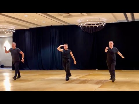 MADE FOR DANCING Line Dance Performed by Guillaume, Darren, Niels @ Windy City Saturday Night SHow