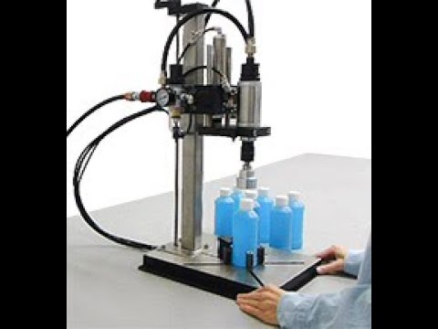 CA06 CAP TIGHTENER - PNEUMATIC BENCH-TOP (Liquid Solutions)