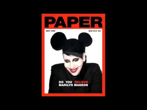 Marilyn Manson Paper Magazine Covershoot (2015 March)