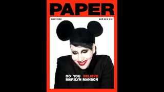Marilyn Manson Paper Magazine Covershoot (2015 March)