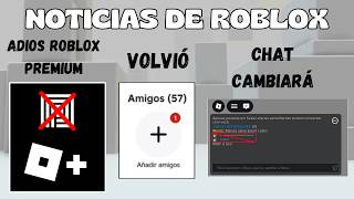 ROBLOX REEMPLAZARÁ EL PREMIUM POR EL PLUS, AUMENTO DE PRECIO EN ALGUNOS ACCESORIOS, Y MÁS