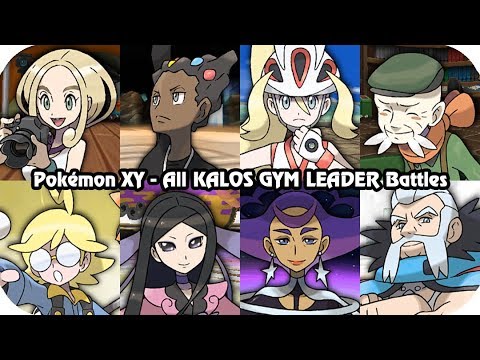 Pokémon X/Y -  All Kalos Gym Leader Battles