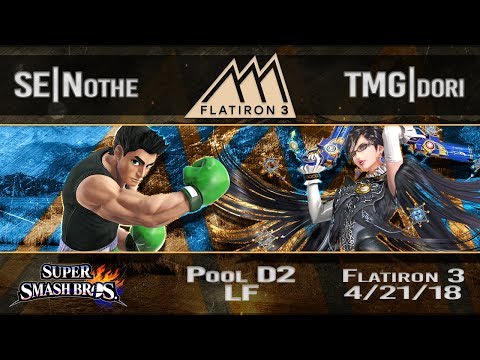 Flatiron 3 - SE|Nothe (Little Mac) Vs. TMG|dori (Bayonetta) - Pool D2 Losers Finals