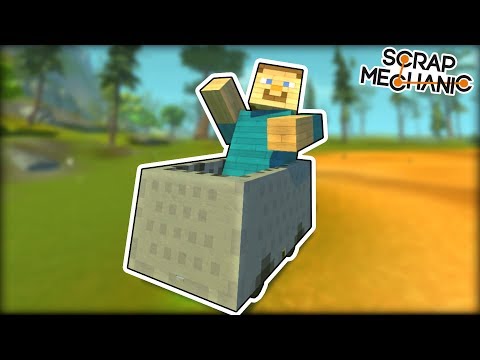 So We Back in the Mine..... (Scrap Mechanic Minecraft Creations)