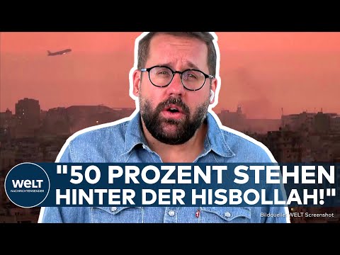 LIBANON: Paul Ronzheimer in Beirut! "Es gibt viele Flüchtlinge!" Israels Schlag gegen die Hisbollah!