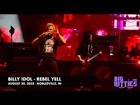 Billy Idol does "Rebel Yell" in Noblesville, IN on August 30, 2025