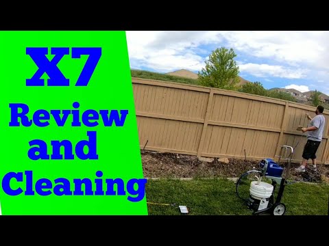 GRACO X7 paint sprayer: Assembly, review, use and cleaning (2023)