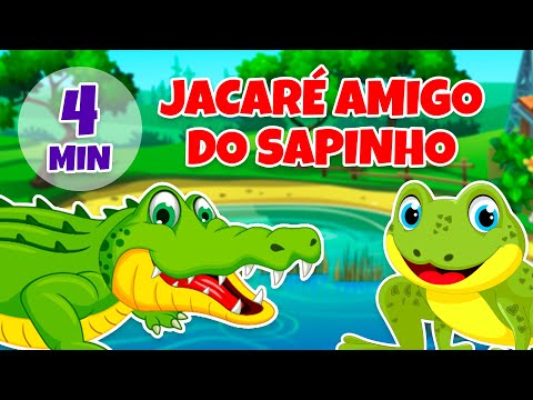 Jacaré Amigo do Sapinho - Giramille 4 min | Desenho Animado Musical
