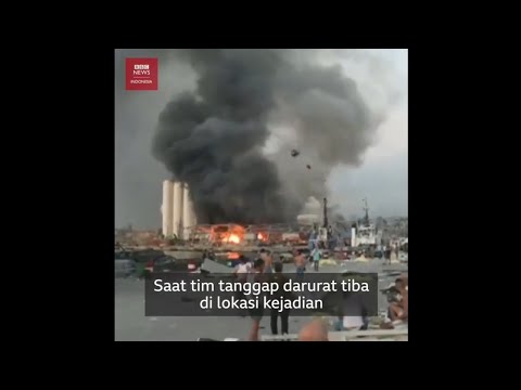 DETIK DETIK LEDAKAN BESAR  BEIRUT LIBANON,DAN APA TANGGAPAN MENTRI LIBANON ?