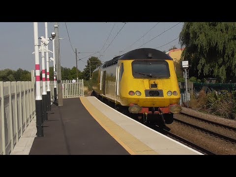 Network Rail HST passes Shepreth - 6/8/18