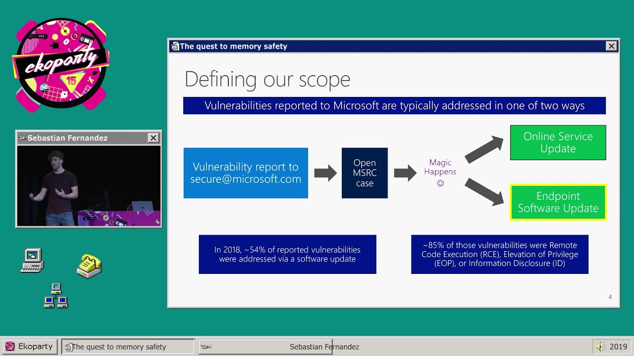 Sebastian Fernandez - The quest to memory safety - Ekoparty 2019