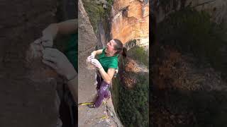 Climber falls! Follow for more #rockclimbing
