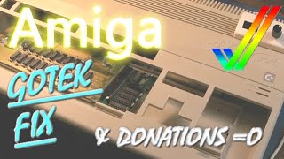 A500 Gotek Yellow Screen Fix & Amazing Donations (To Fix)