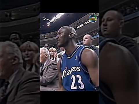 Michael Jordan's LAST SHOT of his CAREER 😊🐐 #nba