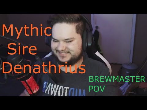 Mythic Sire Denathrius Kill - BREWMASTER POV - Mythic World of Warcraft Castle Nathria