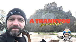 A thank you from me to you.