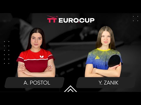 11:35 Anastasiia Postol - Yulianna Zanik 20.08.2024 TT Euro.Cup Women Ukraine Master Table 4