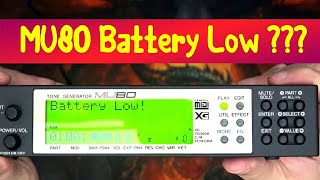 Video thumbnail for Yamaha MU80 Battery Low fix by Retro Box Room