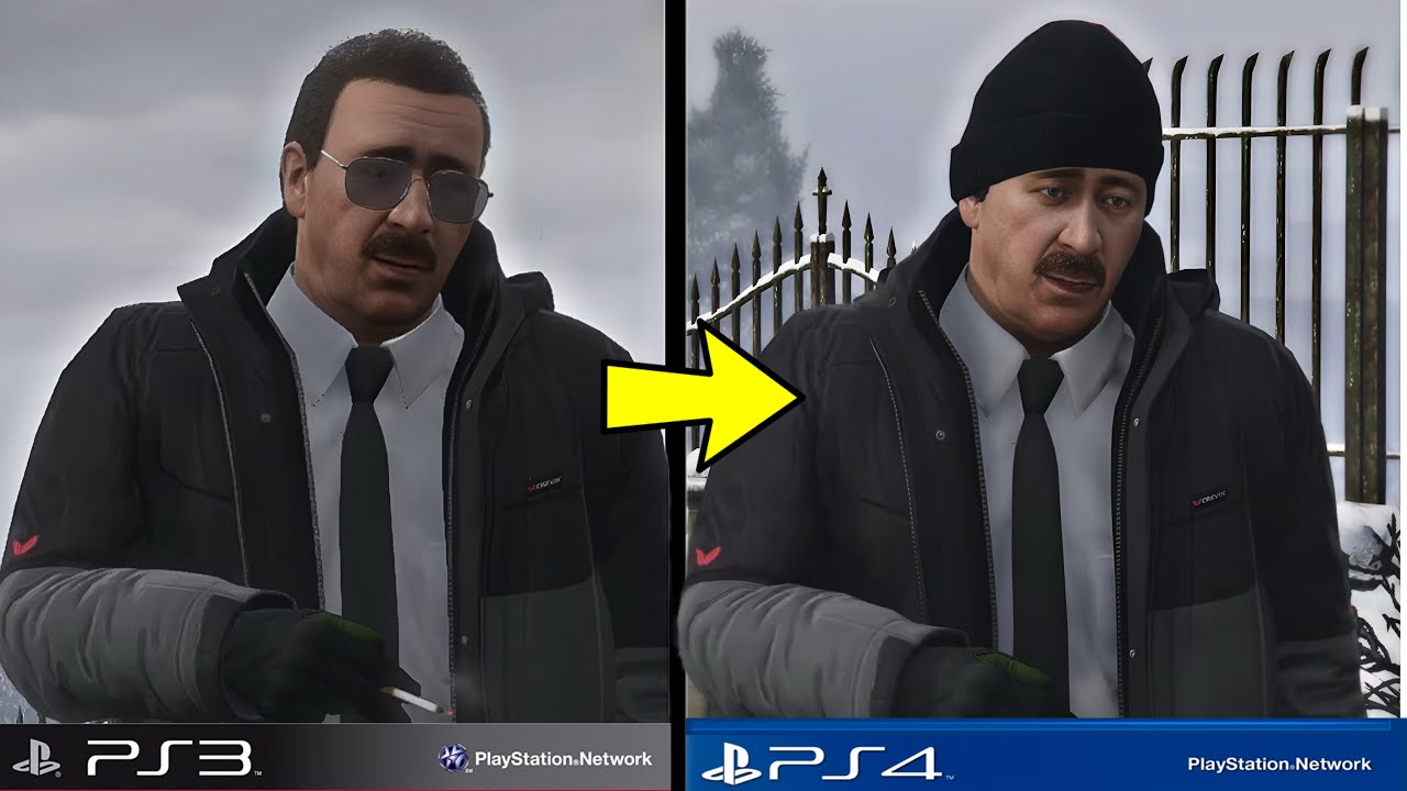 TODAS AS DIFERENÇAS QUE NINGUÉM NOTOU do GTA 5 NO PS3 PARA PS4 - Antiga x Nova geração COMPLETO.