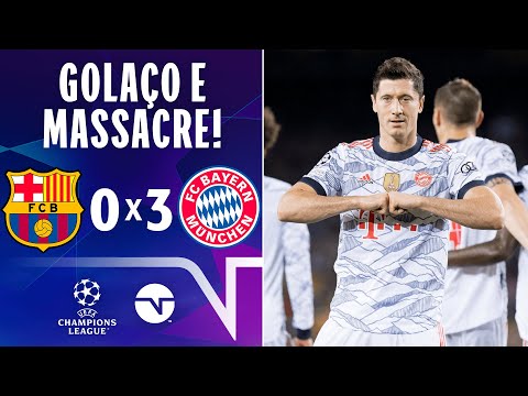 Gols e lances de Barcelona x Bayern