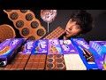 ASMR MILKA OREO CHOCOLATE DESSERT MUKBANG CHOCOLATE CANDY BARS PARTY REAL EATING SOUNDS SHOW