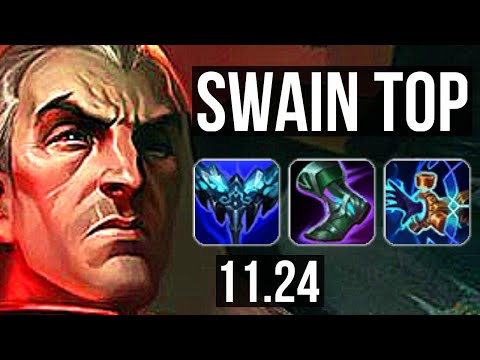 SWAIN vs JAYCE (TOP) (DEFEAT) | 1.9M mastery, 6 solo kills | EUW Diamond | 11.24