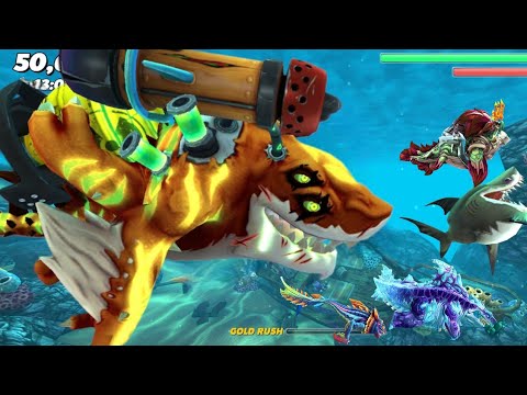 GIANT MELTDOWN SHARK ATTACK | Hungry Shark Evolution World New Unlocked Shark