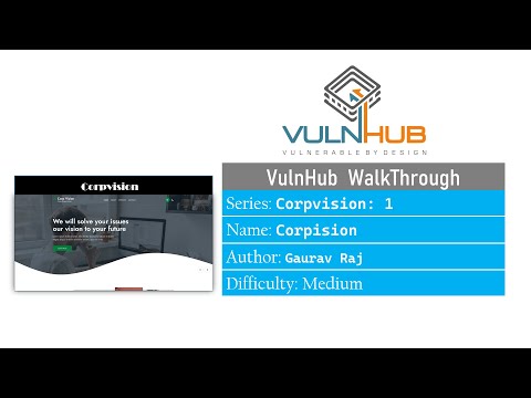 Corpvision:1 || VulnHub Walkthrough