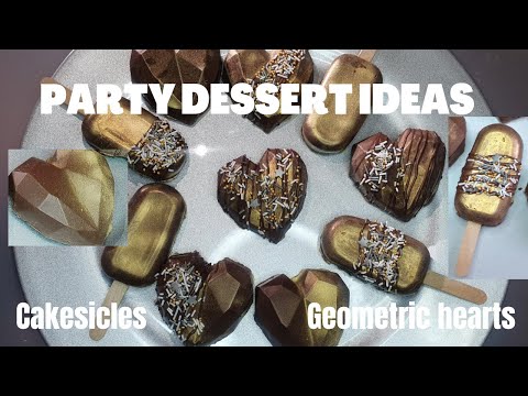 How to make cakesicles and 3D geometric hearts