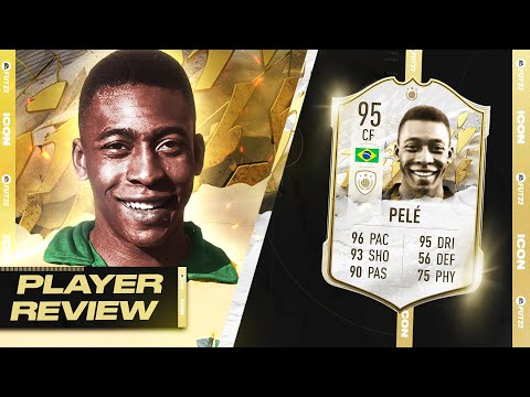 THE BEST CARD ON FIFA. FIFA 22 ICON PELE REVIEW - 95 ICON PELE PLAYER REVIEW - FIFA 22 ULTIMATE TEAM