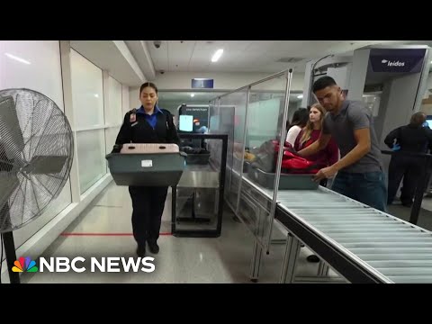 What it’s like to work for the TSA amid the holiday travel rush