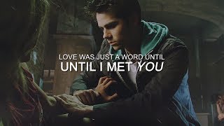 love was just a word until i met you.