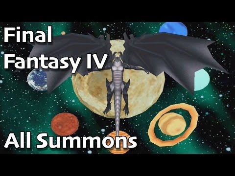 Final Fantasy IV iOS - All Summons