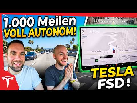 FSD (Tesla autonome Fahren) in San Francisco! 1.000 Meilen durch Kalifornien - so ist es wirklich!