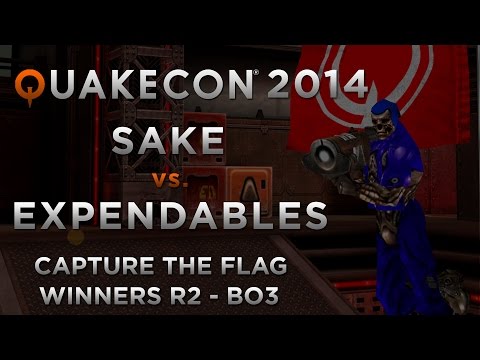 SAKE vs EXPENDABLES - QuakeCon 2014 CTF (Winners R2)