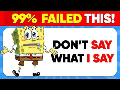 Avoid Saying The Same Thing As Me 🤫 | 99% FAIL ❌ | 30 Questions Challenge
